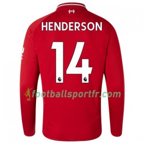 Tenue Liverpool Henderson 14 Domicile 2018-2019 Maillot de Foot ML